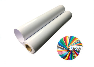Papier synthétique résistant de la larme brillante pp pour des imprimantes à jet d'encre d'encre de colorant et de colorant