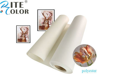 Toile étirée vide Rolls de jet d'encre de Rolls de toile mate aqueuse de polyester de grand format