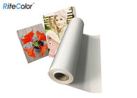 Toile imprimable de jet d'encre large de format, tissu mat de toile du polyester 260gsm