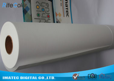 Petit pain mat 220Gsm de tissu de polyester de résistant à l'eau de jet d'encre pour l'impression de Digital de colorant