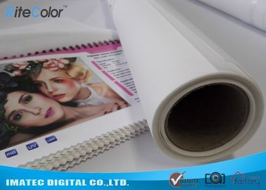 Toile photographique Rolls 280gsm, tissu pur de polyester de polyester d'impression de Digital