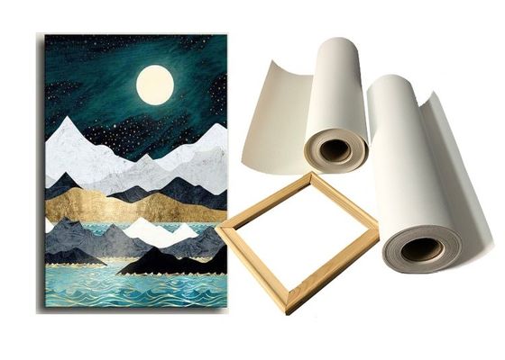 Toile imprimable Matte Artist Stretched de coton de jet d'encre dissolvant d'Eco de grand format