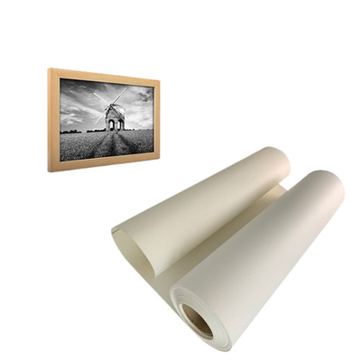 Tissu en coton jet d'encre mat finition 360g rouleau de coton pur