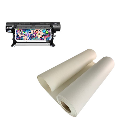 Matte de toile de coton poly solvant écologique pour l'impression numérique par traceur