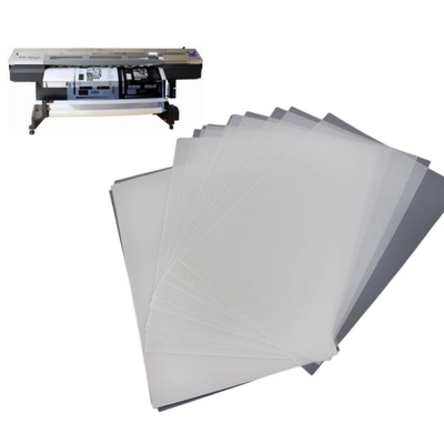 Film transparent A4 écran de soie feuille PET film à jet d'encre imperméable pour imprimantes à jet d'encre