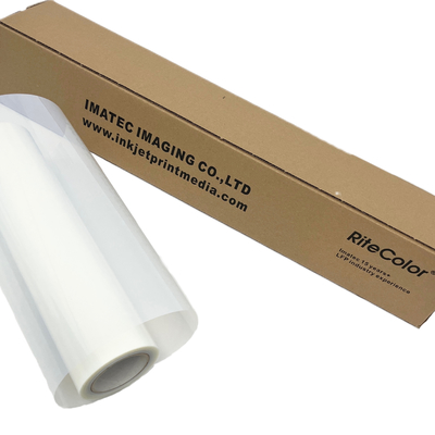 Tinture pigmentée écran blanc laiteux Impression jet d'encre Film transparent imperméable à l'eau 100 microns