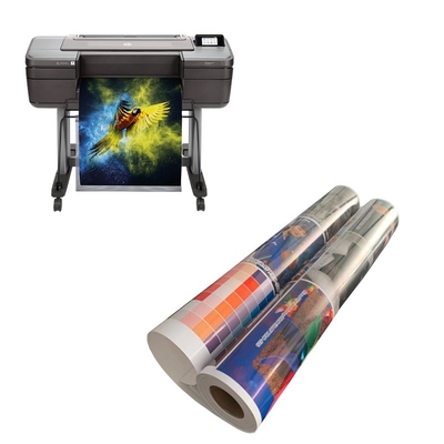 Papier photo recouvert de résine brillante pour l'impression à jet d'encre de grand format