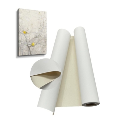 Tissu d'art imprimable à jet d'encre à 360 gm Tissu en rouleau de coton pur
