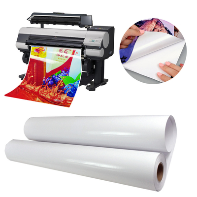 Papier autoadhésif pour étiquettes hydrofuges CC brillant 115 gm