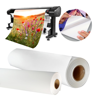 Étiquette autocollant revêtue mat 108gm papier autocollant pour les imprimantes Canon