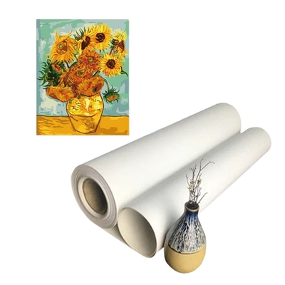 Impression à l'encre pigmentée en polycoton en toile mate 360 gm