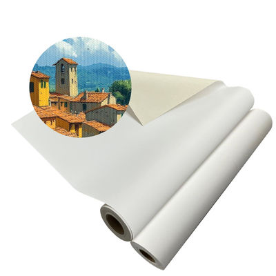 Des rouleaux de toile de polyester imprimables imperméables à l'eau 220gsm pour l'impression artistique Giclee