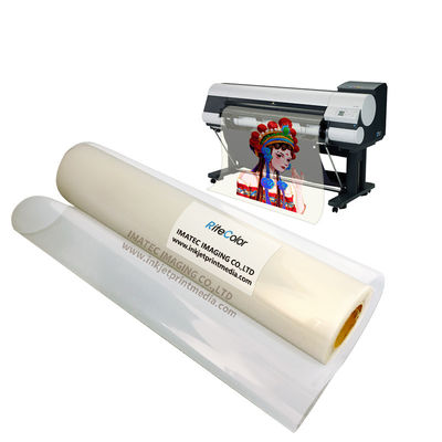 Bon prix Films à jet d'encre transparents au lait en rouleau PET pour pigment et teinture en ligne