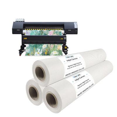 Ruloir de toile mate de polyester à l' eau résistante à l' eau de 210 gm Pigment de teinture pour imprimantes EPSON