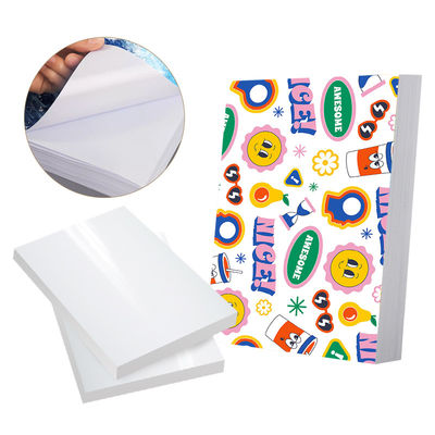 Papillon autoadhésif imperméable à l'eau pigment colorant jet d'encre mat revêtu d'étiquette autocollant 128gm