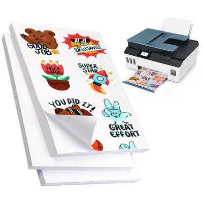 Étiquettes en papier revêtu de haute brillance 150gm Autocollant en papier