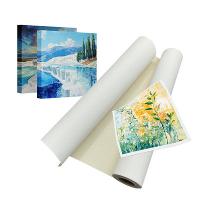 Bon prix Compatible avec le latex 380gm Poly Cotton Canvas Mat pour les reproductions imprimées en ligne
