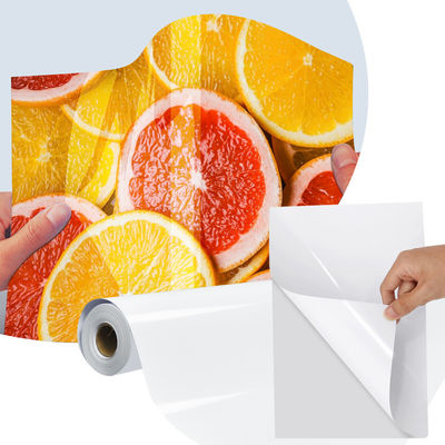 Étiquette auto-adhésive étanche à l'eau de qualité supérieure papier brillant 150gm
