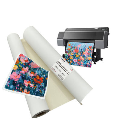 Bon prix 380g de rouleaux de toile de coton mat poly avec haute résolution pour l'art de médias en latex en ligne