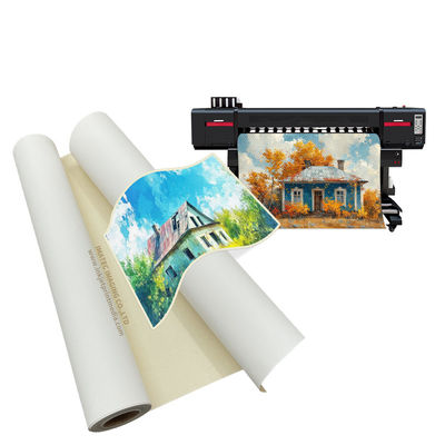 Impression à jet d'encre UV écologique solvant Latex en toile de polycoton mate de 360 gm