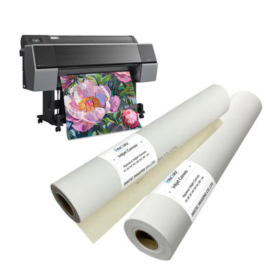 127cm 152cm Largeur Matte 280gsm Polyester toile Pour écologique imprimante à encre solvant
