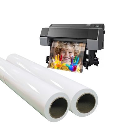 Rouleau de papier photo RC à jet d'encre 260g séché instantanément brillant pour imprimante EPSON/CANON/HP