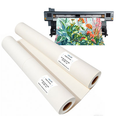 280gm rouleaux de toile de polyester brillant pour les imprimantes à encre à colorant pigment
