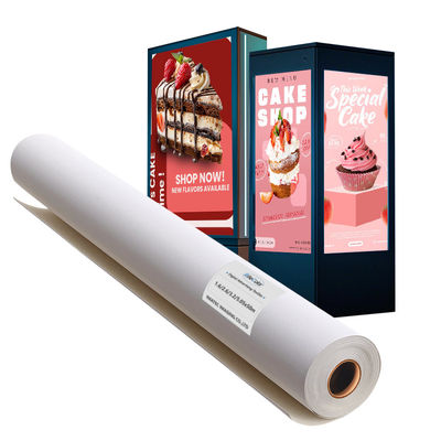 Bon prix Système de cadre rétroéclairé revêtu de solvant Textile 180gsm Eco Solvant Tinture UV Roll de tissu en ligne