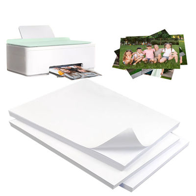 Étiquette autocollant de papier photo brillant à jet d'encre de colorant pigmentaire imperméable à l'eau 190gsm RC
