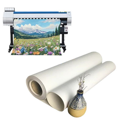 280 grammes de rouleau de toile à jet d'encre en polyester mat pour l'impression écologique avec solvant / latex / UV
