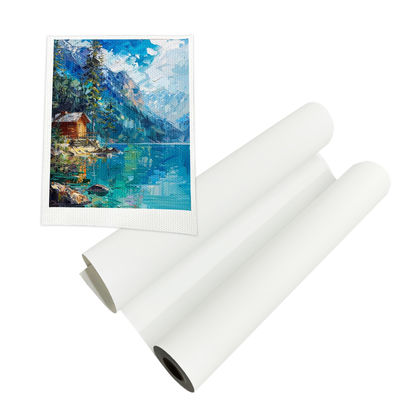380 grammes de rouleau de toile de polycoton mat large de 36 à 60 pouces pour l'impression UV au latex