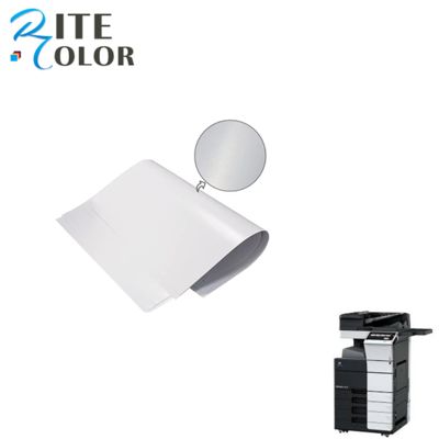Papier satiné imperméable pour impression numérique recto verso 210 g/m² pour imprimantes laser Konica Minolta