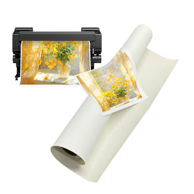 420gm Matte Polycotton Tintage de toile imperméable à l'eau pour les tissus de galerie professionnels