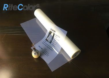Film d'impression blanc laiteux d'écran de jet d'encre de polyester de petit pain pour l'impression d'écran en soie