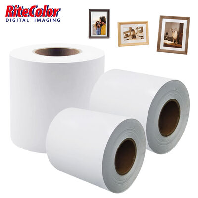 Rouleau de papier photo jet d'encre Premium Dry Minilab RC Lustre pour impression numérique professionnelle