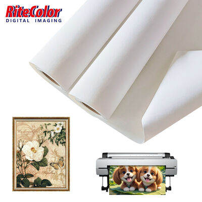 Coupe à jet d'encre polycotton mat imperméable à l'eau de 420 gm pour l'impression artistique et la sortie de photos professionnelles