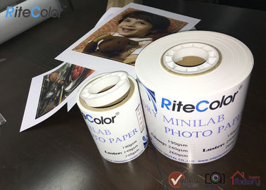 petit pain de la meilleure qualité de papier de photo de Minilab de jet d'encre de 240Gsm Digital RC brillant et lustre dans 4