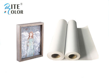 La toile mate imperméable Rolls du polyester 280gsm choisissent le côté pour l'impression de jet d'encre de Giclee