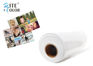 Jet d'encre enduit de satin de papier de photo de résine blanche lumineuse pour l'impression photographique