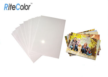 Bon prix le blanc brillant élevé de neige de petit pain de papier d'imprimerie de photo de jet d'encre de l'art 160gsm a moulé enduit en ligne