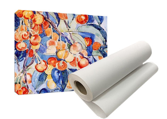 Petit pain brillant de toile de polyester pour les imprimantes larges dissolvantes de format d'Eco