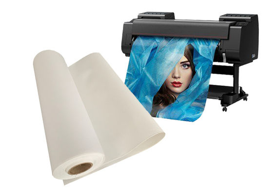 Tissu de toile de coton de blanc de Digital poly imperméable pour l'impression à l'encre aqueuse