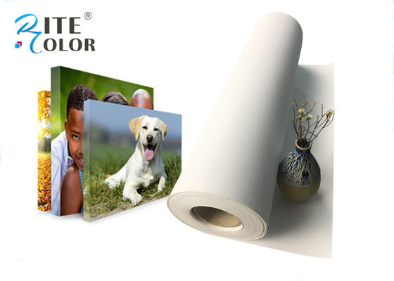 Affiche extérieure imprimant Matte Polyester Inkjet Canvas Blank 280gsm blanc