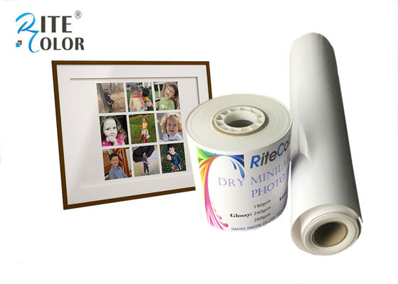 La résine blanche lumineuse enduite semi annotent l'imprimante de Mini Lab Photo Paper For Fujifilm