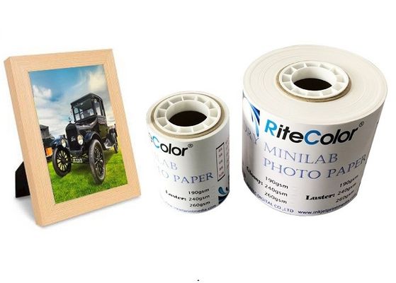 Photo sèche Luster Waterproof Instant Dry Roll de papier du jet d'encre 190gsm RC Minilab