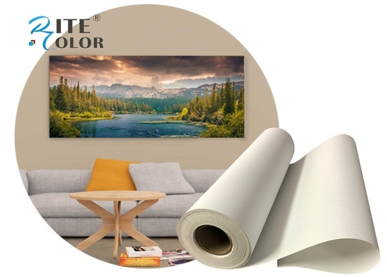 Bon prix Poly petit pain de impression à base d'eau 320gsm Matte Waterproof de toile de coton de jet d'encre en ligne
