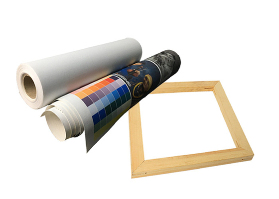 Jet d'encre large Matte Poly Cotton Canvas Roll de format pour l'impression à l'encre de colorant de colorant